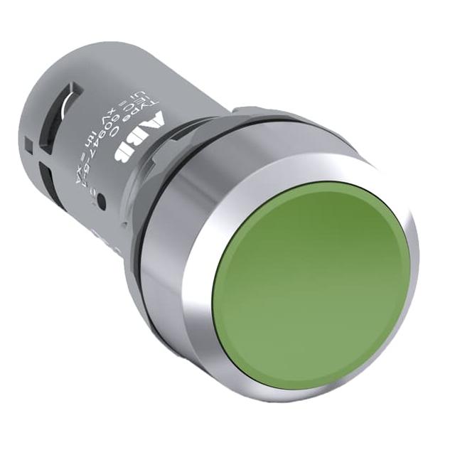 Przycisk monostabilny wklęsły 2NC zielony CP1-30G-02