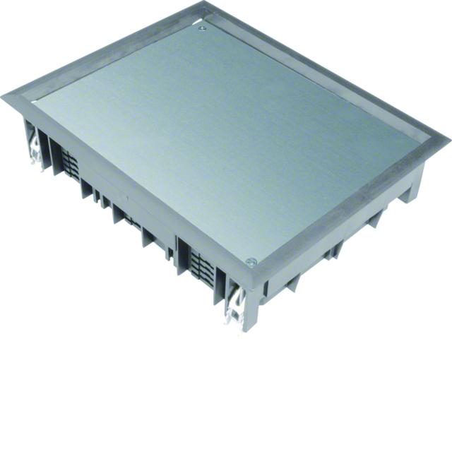 tehalit.VE-EE Pokrywa pełna VDE09 200x253 wykładzina 12mm stal szary PA VDE09127011 HAGER