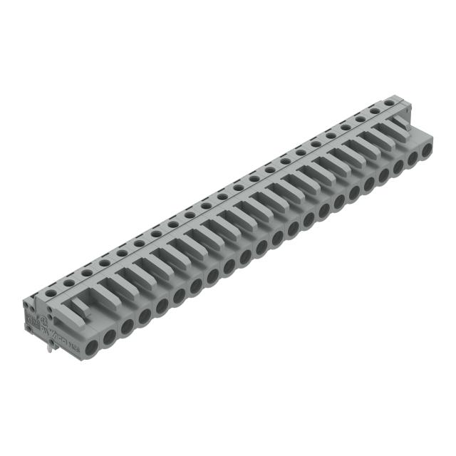 MCS-MIDI Classic gniazdo kątowe 22-bieg. szare raster 5 mm /10szt./ WAGO