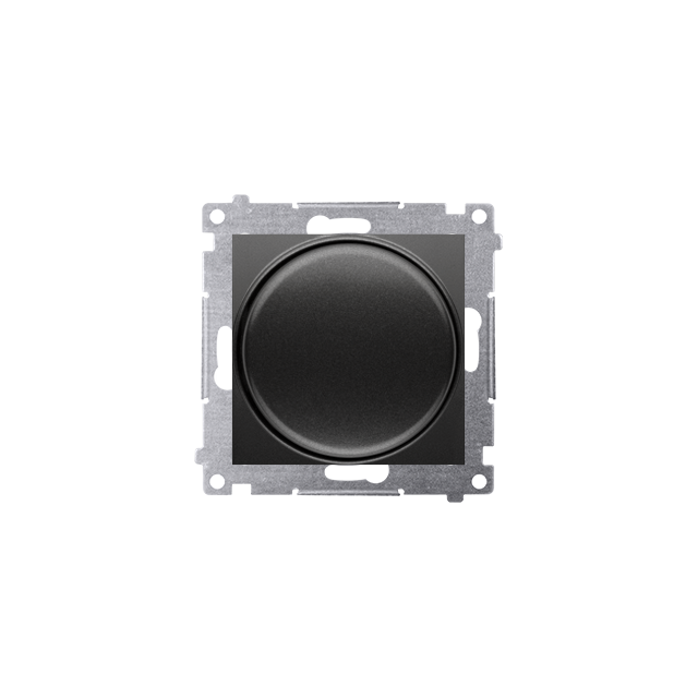 Simon 54 Ściemniacz naciskowo-obrotowy 20–500 W czarny DS9T.01/49 KONTAKT