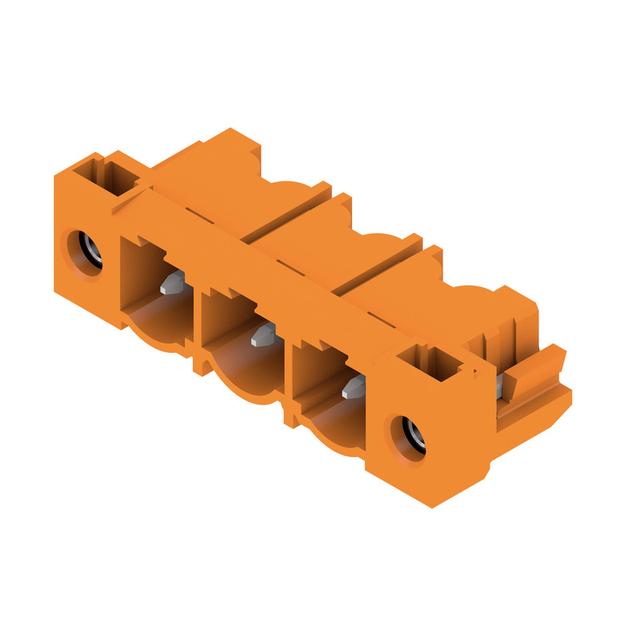 SL 7.62HP/03/90LF 3.2 SN OR BX Wtyki PCB (złącza płyty), 7.62 mm, Liczba biegunów: 3, kąt odejścia: 90° /54szt./ 1096040000 WEIDMÜLLER