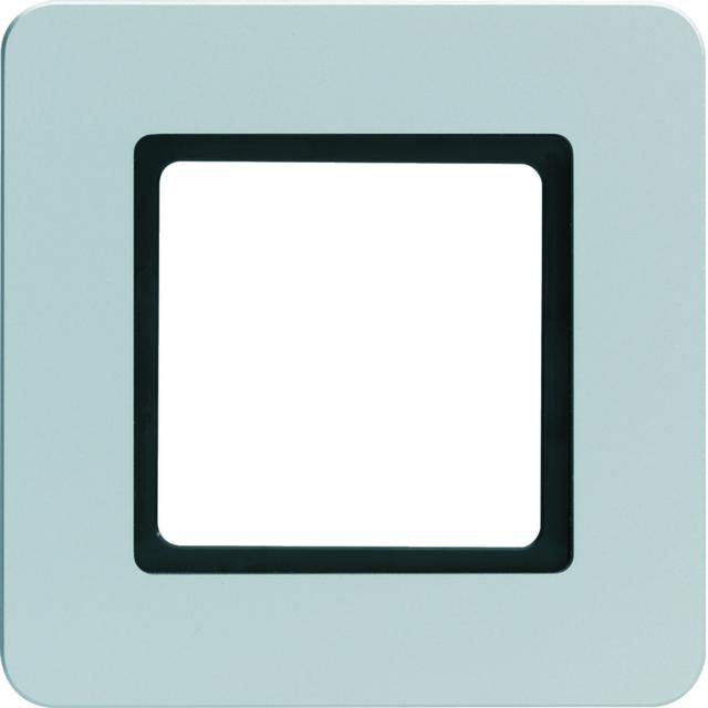 Q.7 Ramka 1-krotna do modułu podświetlenia LED, alu aksamit, lakierowany 10116104 HAGER