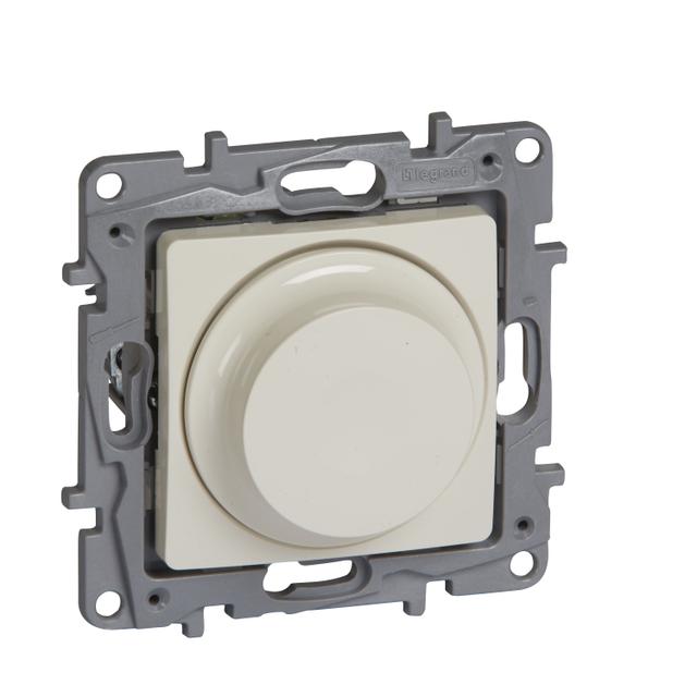 NILOE - ŚCIEMNIACZ OBROTOWY 300 W 2-PRZEWODOWY KREMOWY, Legrand