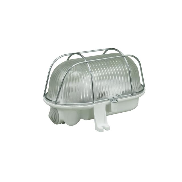 OPRAWA KANAŁOWA Z SIATKĄ METALOWĄ OWALNA 60 W (IP 44)