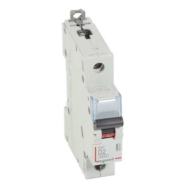 Wyłącznik Nadprądowy S 301 1P D2A 6kA DX3 407964 LEGRAND
