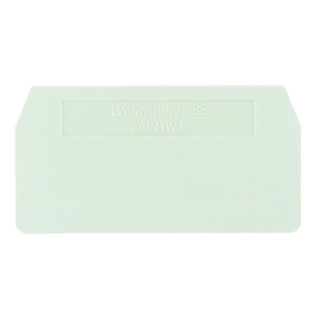 ZAP/TW 1 GR Płyta separacyjna (terminal), Płyta zamykająca i pośrednia, 59.5 mm x 30.5 mm, szary /50szt./ 1683710000 WEIDMÜLLER