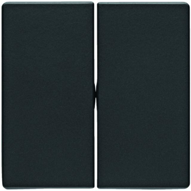 BERKER Q.x Klawisze do łącznika 2-klawiszowego para antracyt aksamit 16236086 HAGER