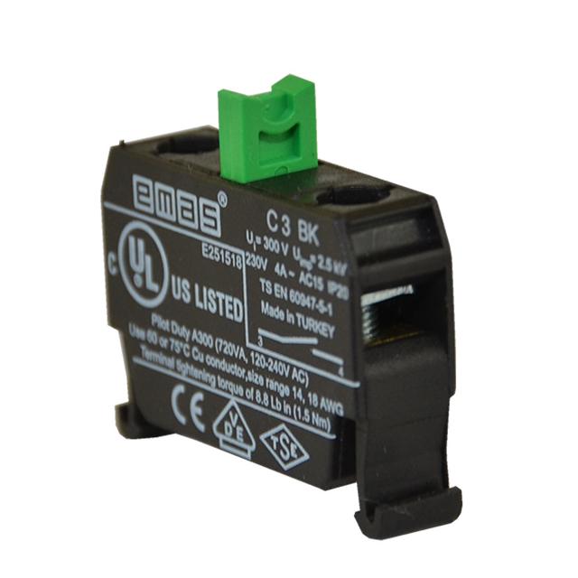 Element łączeniowy 1NO do przycisków B w kasetach