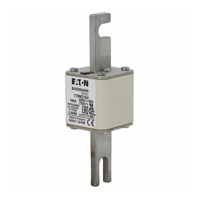 160A 690V 1*/110 aR INDICATOR FUSE Wkładka szybka 160A AC 690V rozmiar 1 45x45x134 mm 170M3164 EATON