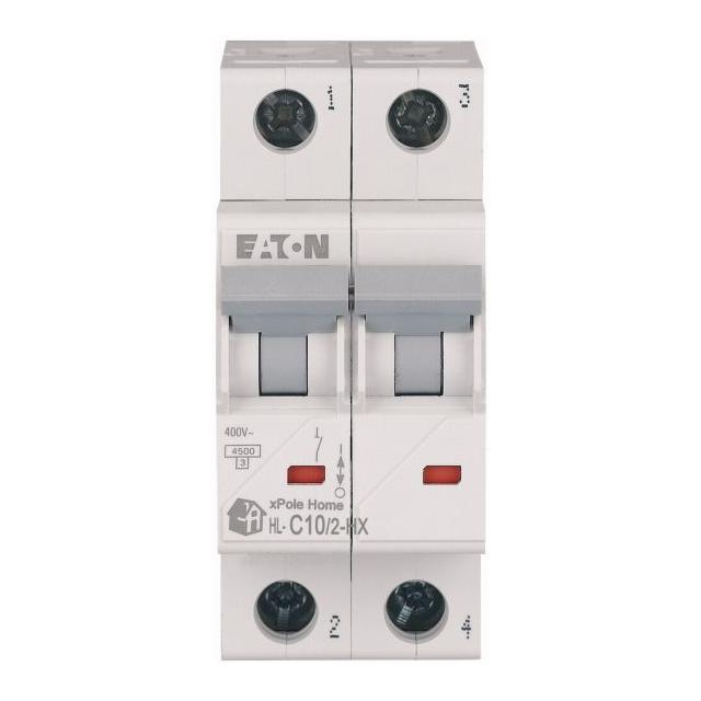 HN-C10/2 Wyłącznik nadprądowy 6kA C10A 2P 194869 EATON
