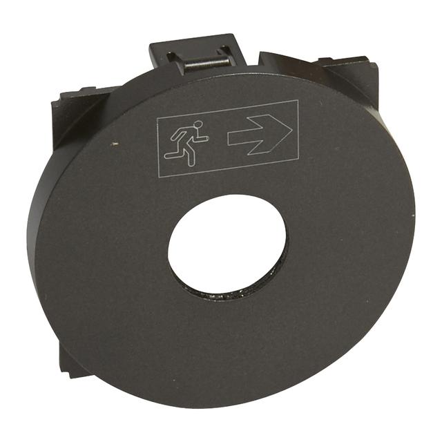 CELIANE - Plakietka łącznika na klucz do oświetlenia awaryjnego grafitowa, Legrand