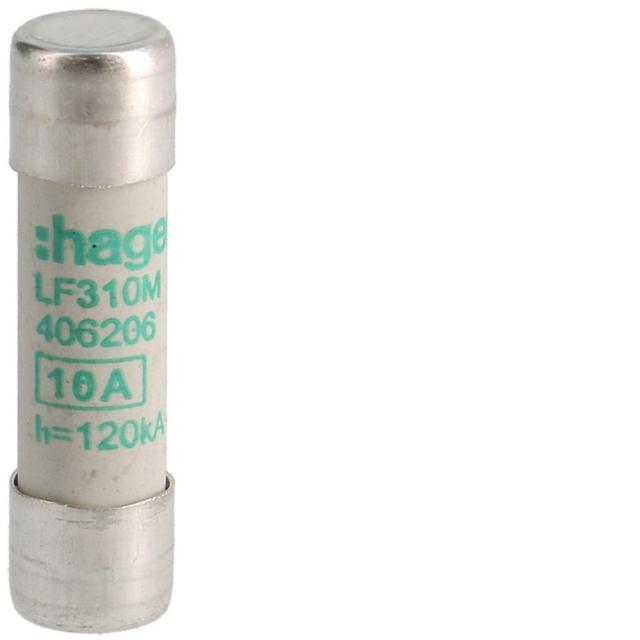 Wkładka bezpiecznikowa cylindryczna CH-10 10x38mm aM 10A 500VAC LF310M HAGER