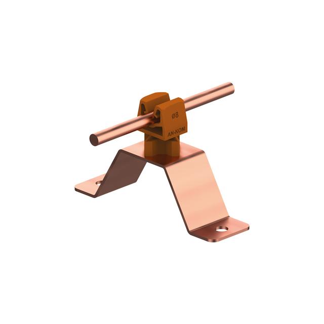 AN-11WN/CU/ Uchwyt przykręcany H=3,5cm Z-zatrzask /CU/ brązowy