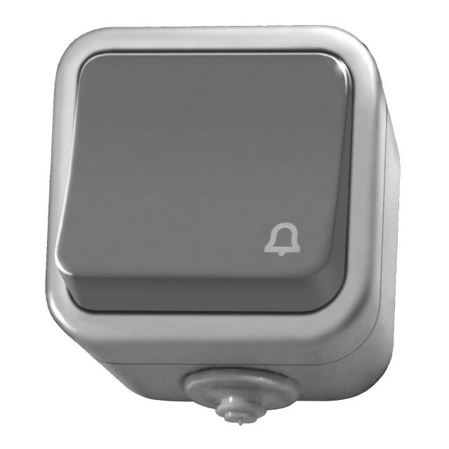 DELFINA Łącznik zwierny  dzwonek  - kolor szary