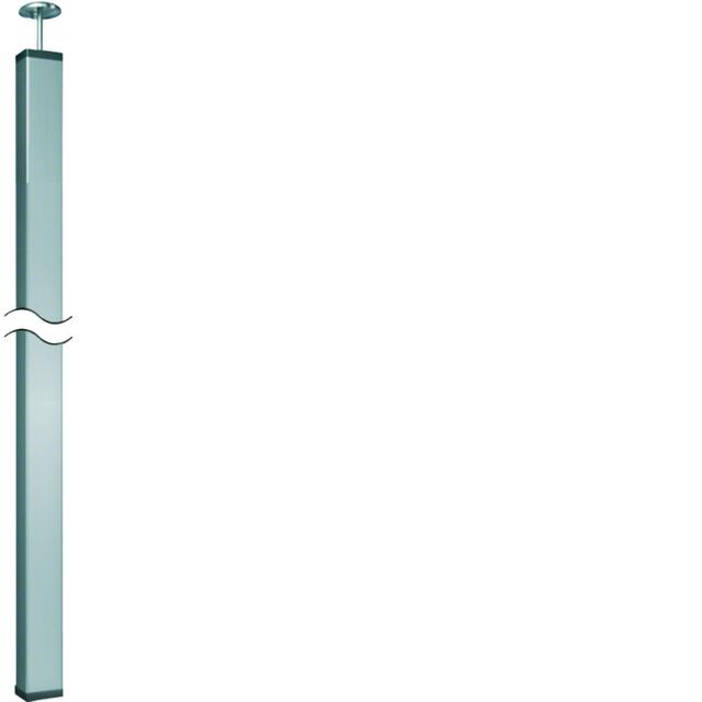 tehalit.DA200 Kolumna jednostronna DA200-80 z mechanizm rozporowym H=2,5-2,8m aluminium DAS802500ELN HAGER