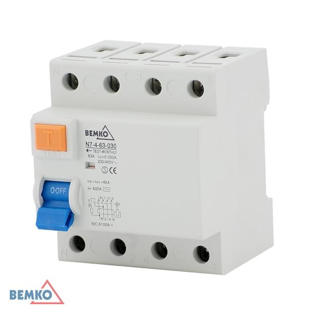 WYŁĄCZNIK RÓŻNICOWOPRĄDOWY AC 4P 25A 30mA