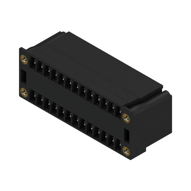 SCD-THR 3.81/26/90F 3.2SN BK BX Wtyki PCB (złącza płyty), 3.81 mm, Liczba biegunów: 26, kąt odejścia: 90° /20szt./ 1974350000 WEIDMÜLLER