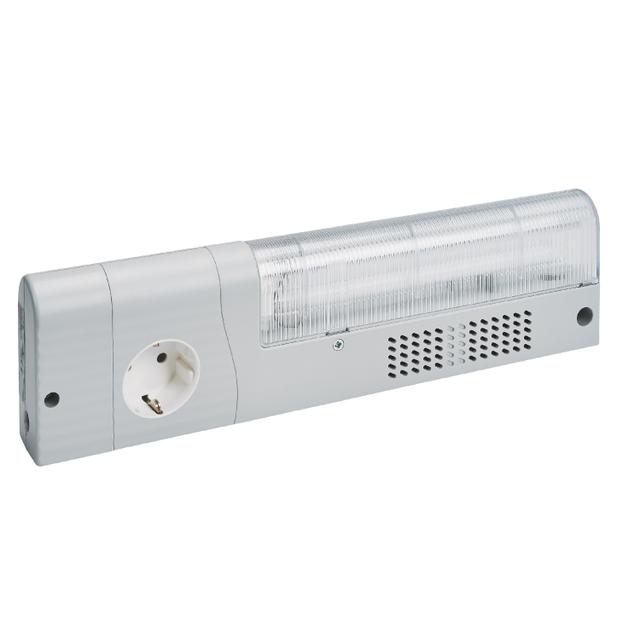 Zestaw Oświetlenia Do Szaf 11W Z Gniazdem Schuko Mocowanie Śrubowe 048233 LEGRAND