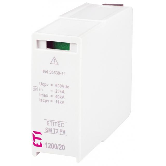 Moduł wymienny do ogran.przepięć Typ 2 (kl.C) do systemów PV MOD. SM T2 PV 600/20 S 002440636 ETI