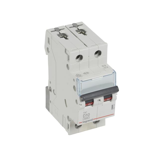 Wyłącznik Nadprądowy S 302 2P D10A 6kA TX3 403736 LEGRAND