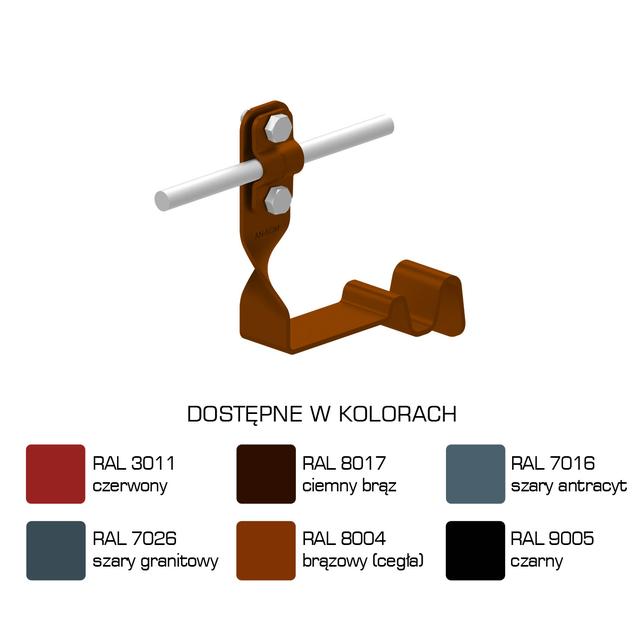 Uchwyt dach.prof.skr.Z-śr. WZÓR 32H=10cm /LA/