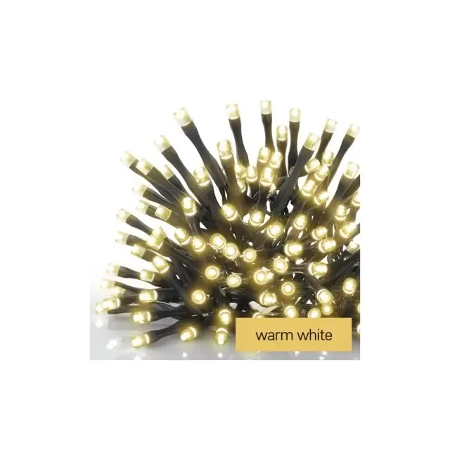 Oświetlenie łączone - zestaw zasilacz - sople 100LED 2,5m ciepła biel, timer