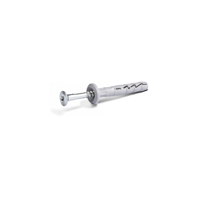 FX-N-K Kołek wbijany nylonowy szybkiego montażu z kołnierzem 6x40 mm /100szt./