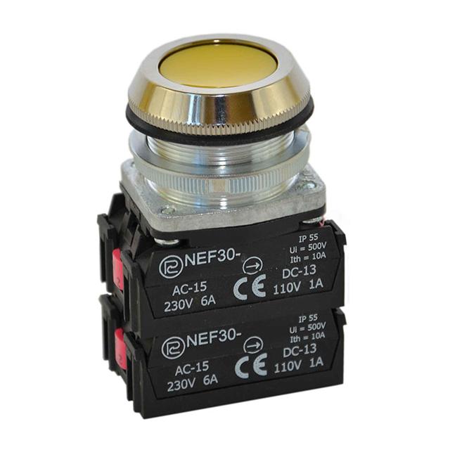 Przycisk NEF30-K3Y/W3 żółty W0-NEF30-K 3Y/W3 G PROMET