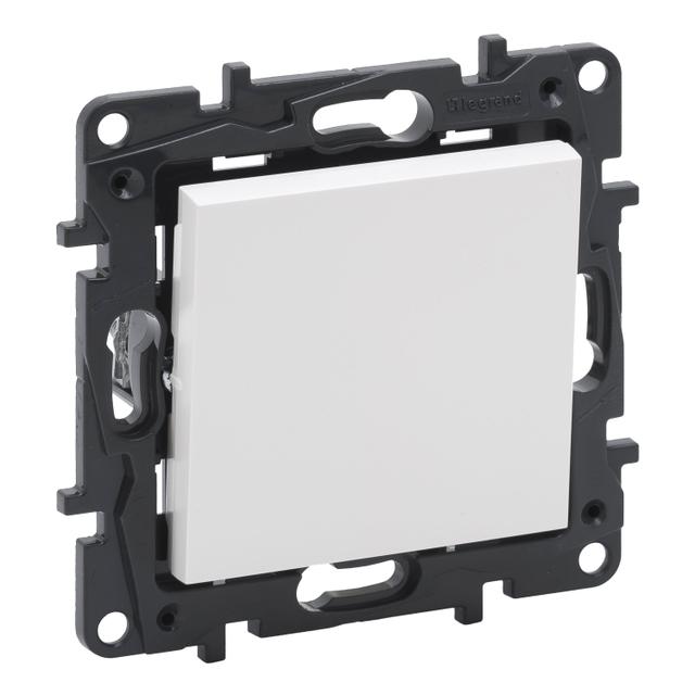 Niloe Step - przycisk pojedynczy 6 A - kolor biały, Legrand