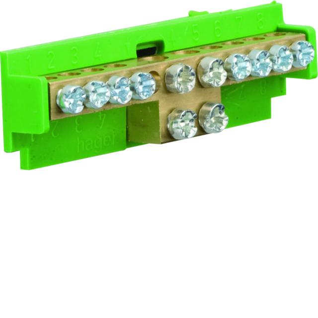 Zaciski ochronne 2x2x16+8x10 KM10E HAGER