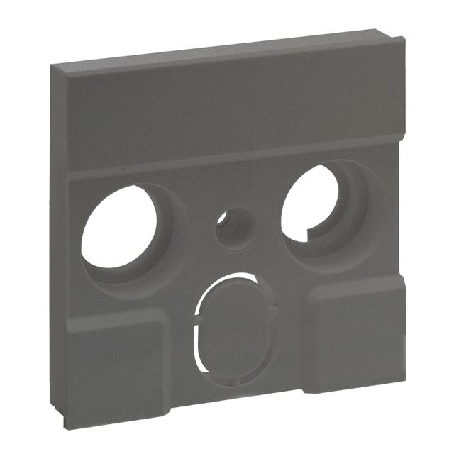 Niloe Step Plakietka Gniazda Tv Zewnętrznych Producentów 3 Otwory- Kolor Stalowy 863484 LEGRAND