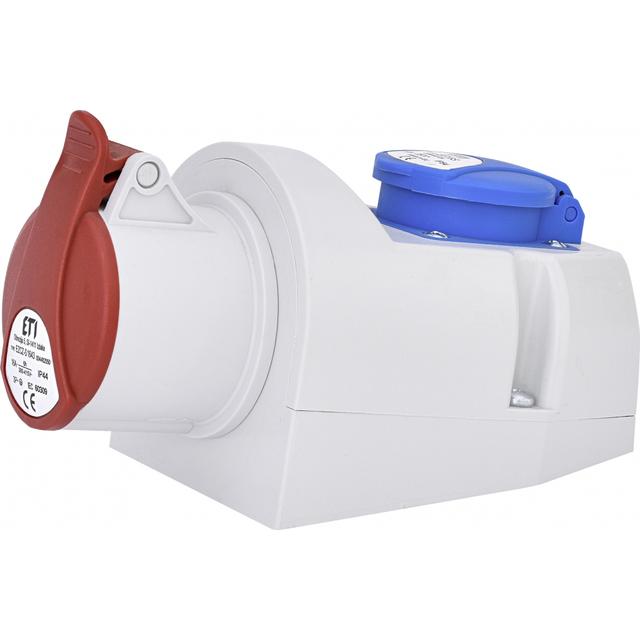 16A 400V/230V Gniazdo kombi 3P+PE plus EE 16S Schuko IP44 EZCZ -S 1643 004482050 ETI