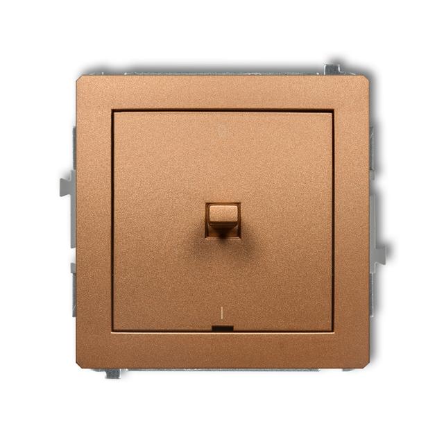 DECO Mechanizm łącznika dwubiegunowego w stylu amerykańskim złoty metalik