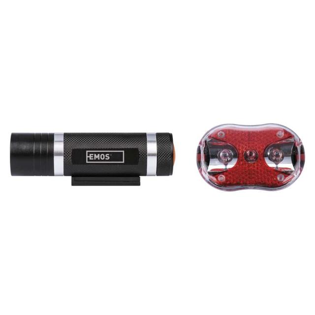 Lampa rowerowa komplet przód + tylna, 150 lm, 5× AAA P3920 EMOS