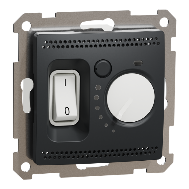 Sedna Design & Elements, regulator temperatury do ogrzewania podłogowego, czarny antracyt