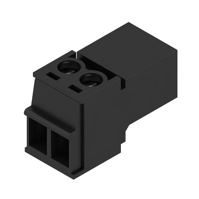 SCZ 3.81/02/180G SN BK BX Wtyk PCB (złącze wiązki), 3.81 mm, Liczba biegunów: 2, Przyłącze z jarzmem /50szt./ 1970010000 WEIDMÜLLER