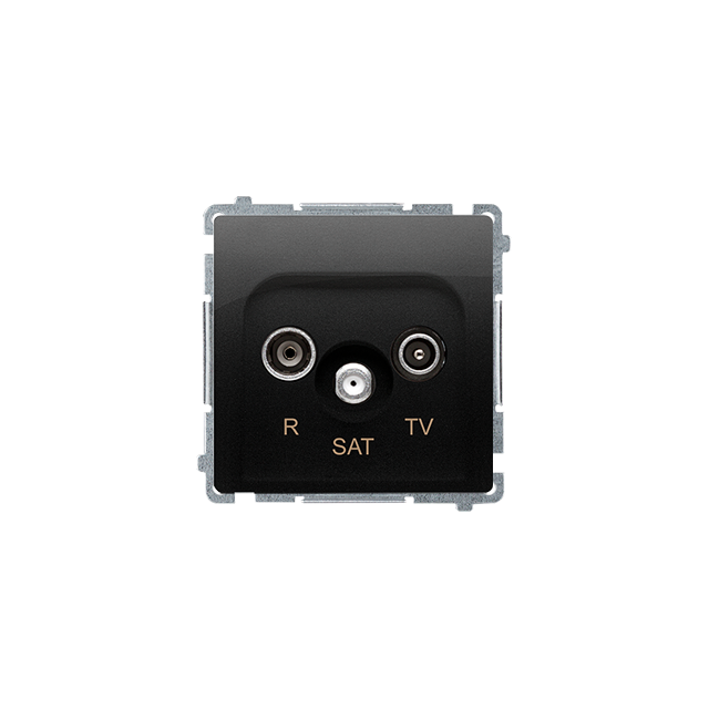 Simon BASIC WMUA-02018z-Y011 Gniazdo antenowe R-TV-SAT przelotowe (moduł), 1x we