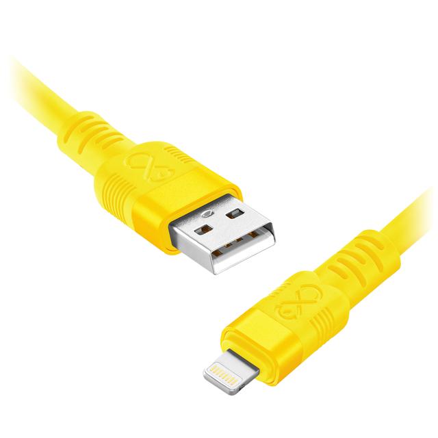 Kabel USB-A - Lightning eXc WHIPPY Pro, 0.9M (29W, szybkie ładowanie), kolor mix neonowy* (*wysyłany