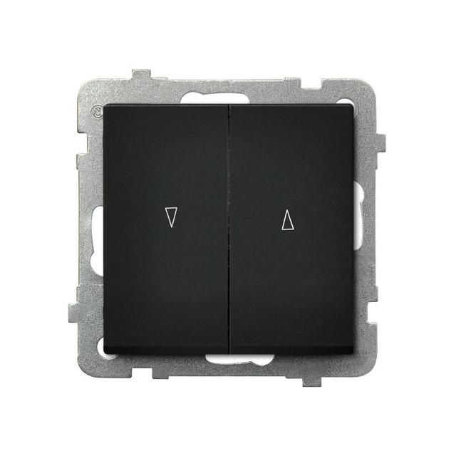 SONATA Łącznik żaluzjowy, zwierny - kolor czarny metalik