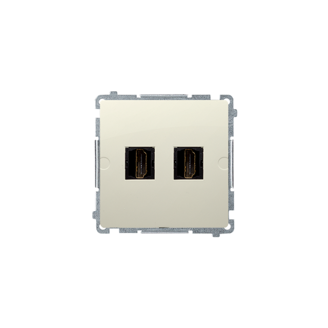 Simon Basic Gniazdo HDMI podwójne beż BMGHDMI2.01/12 KONTAKT