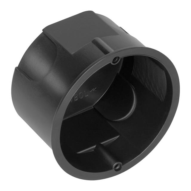 Puszka podtynkowa 60 mm płytka, czarna OR-JB-13816 ORNO