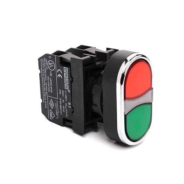 Przycisk podwójny 2NO (czerono zielony)