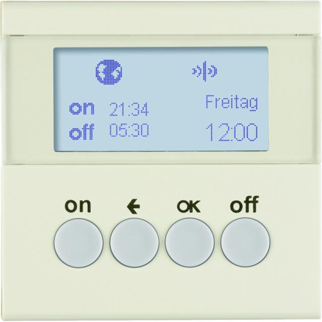 BERKER B.Kwadrat/S.1 KNX RF quicklink Łącznik czasowy do sterowników załączających i mechanizmów zasilających Berker.Net krem 85745282 HAGER