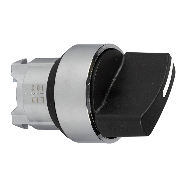 Harmony XB4 Przełącznik 2 położeniowy z samopowrotem czarny metalowy ZB4BD4 Schneider