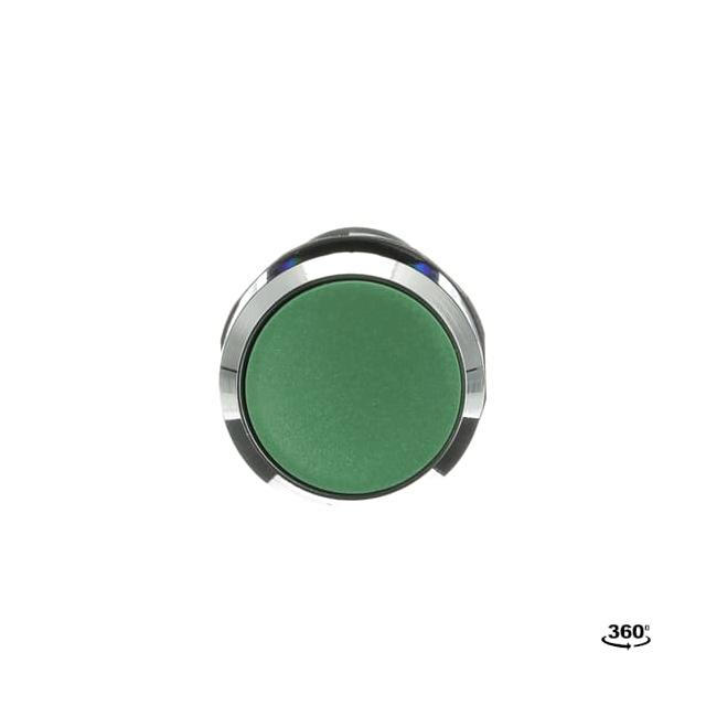 Przycisk monostabilny wklęsły 1NO1NC zielony CP1-30G-11