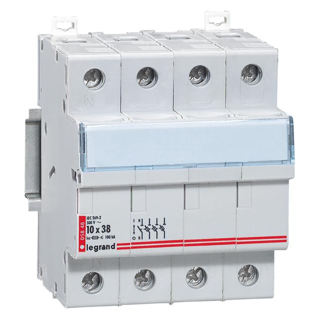 Rozłącznik Bezpiecznikowy Cylindryczny 3P+N 10x38Mm Rb348 005848 LEGRAND