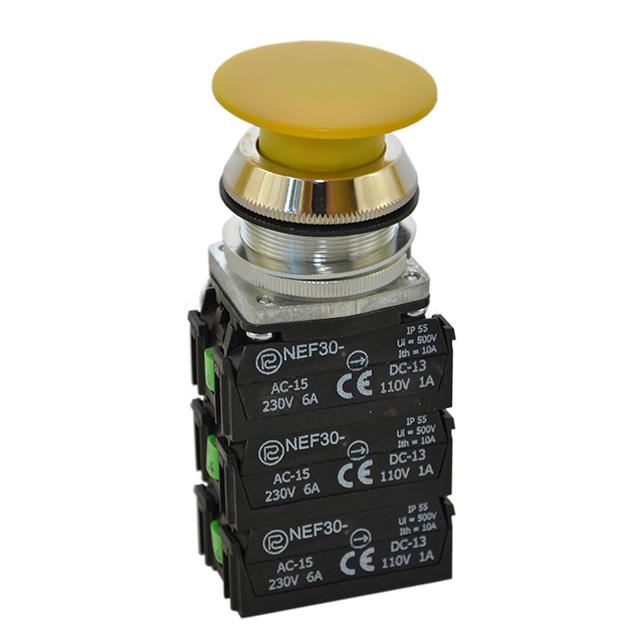 Przycisk NEF30-D2X4Y żółty W0-NEF30-D 2X4Y G PROMET