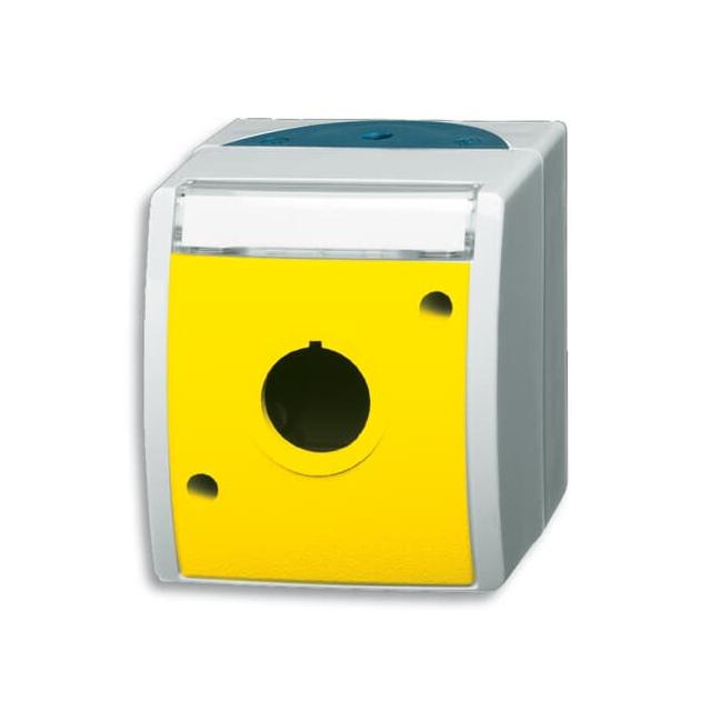 OCEAN Obudowa z polem opisowym  szary/zielono-niebieski