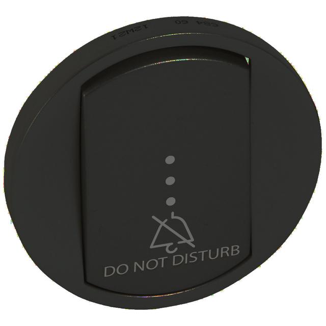 CELIANE - Klawisz łącznika uniwersalnego z etykietą  Nie przeszkadzać  grafitowy, Legrand