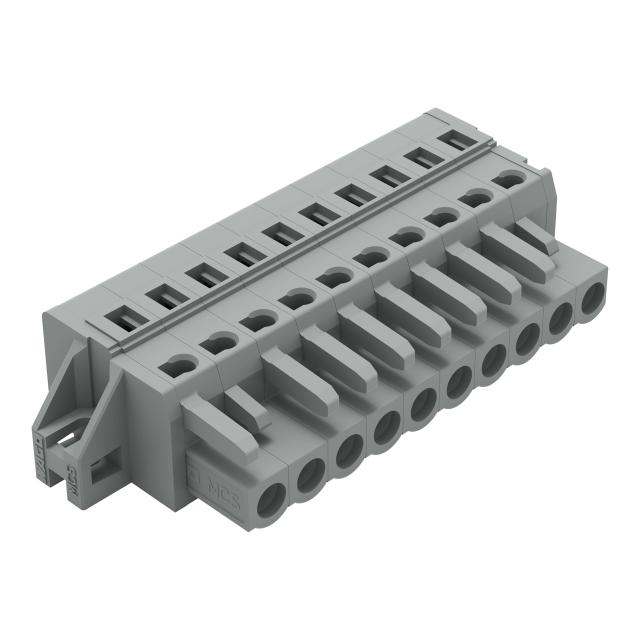 Gniazdo MCS‑MIDI Classic 10‑biegunowe szare raster 5mm 231‑110/031‑000 /25szt./ WAGO